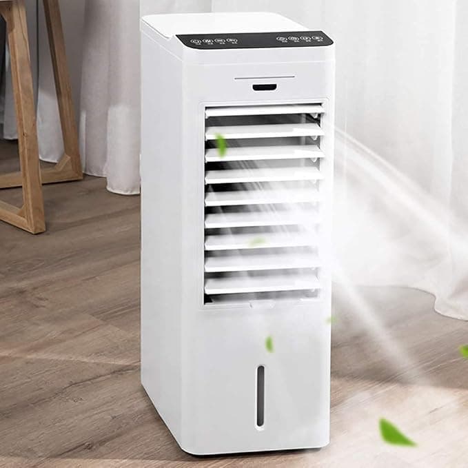 Air Cooler for Home Office Air Cooler 9000BTU Portable Three-in-one Air Conditioning Unit, Mobile Air Conditioner With LED Display, Remote Control, 3 Fan Speed, 24-hour Timer, White (Color