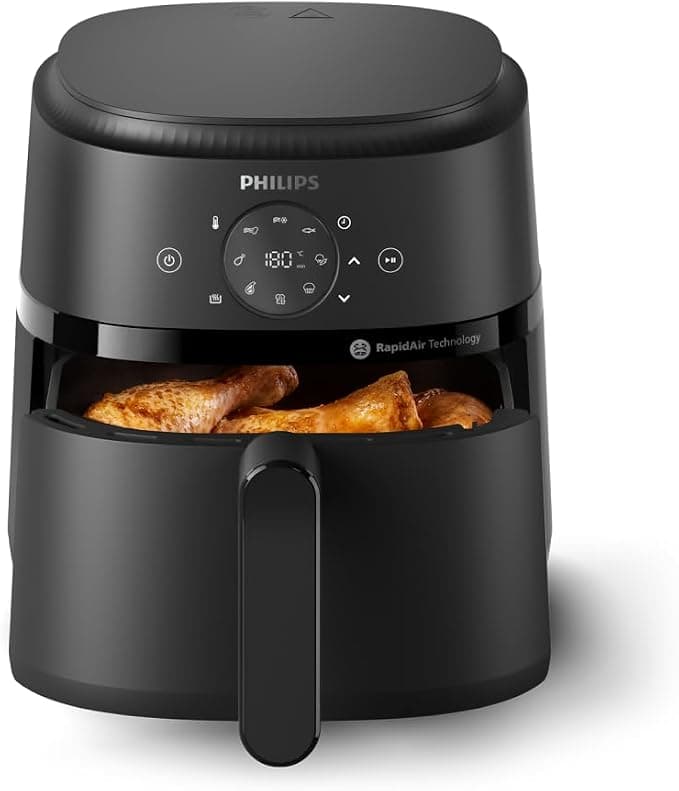 Philips Air Fryer 2000 Series 4.2L – Healthy Frying with RapidAir Technology, 13 Cooking Programs, Touchscreen, Up to 90% Less Fat, Dishwasher Safe (NA229/09)